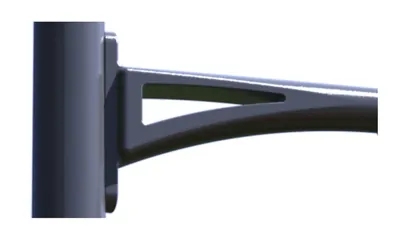 Led алюминиевый кронштейн 500